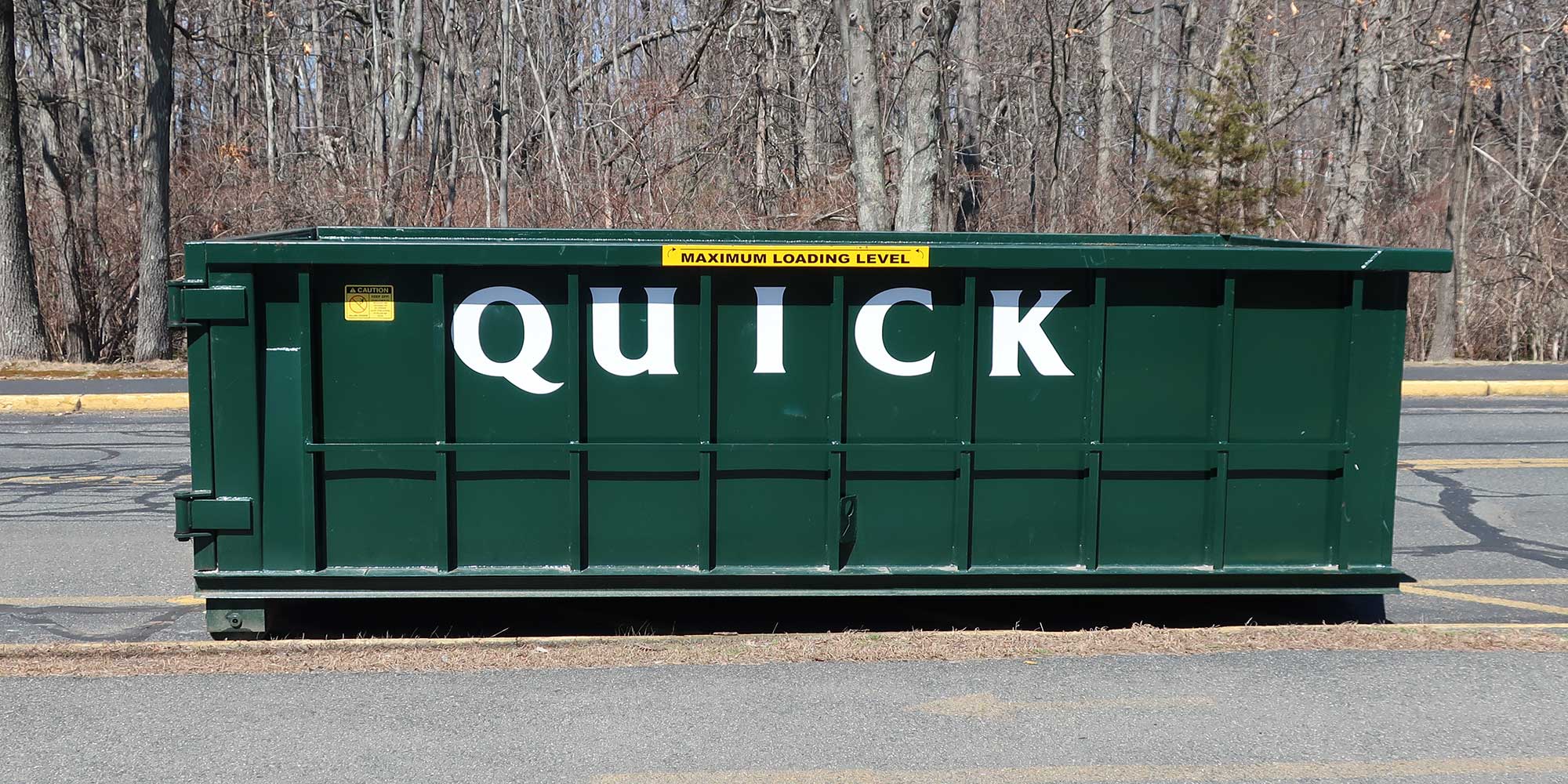 alt tagQuick Disposal Dumpster Road