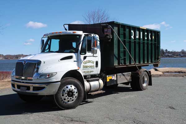 Our commercial clients know they can rely on Quick Disposal to service their dumpster rental needs. Call us today to learn more about our business and contractor dumpster services – (781) 246-2090
