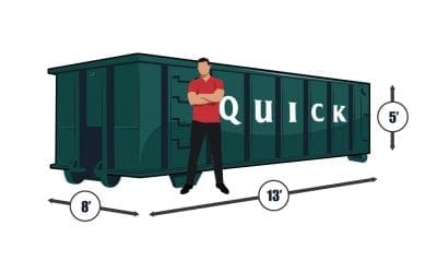 Curious about dumpster sizing and how much you can fit in one roll-off dumpster? Learn more at quickdisposal.com!