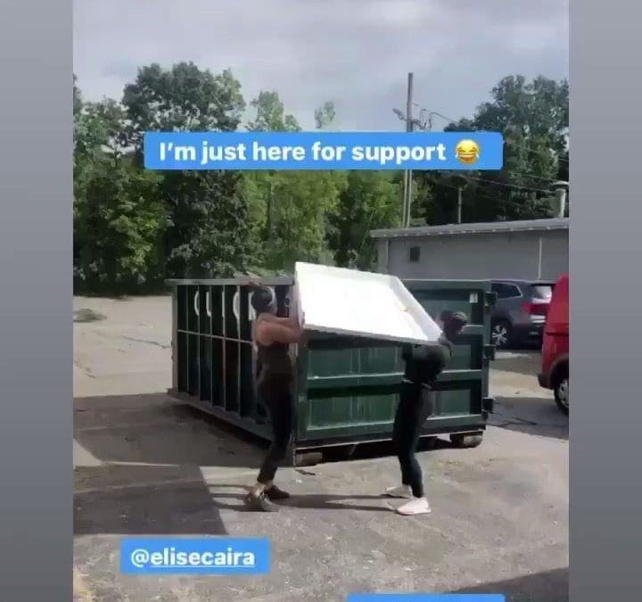 Thanks @sweatfixx for the fun video showing your Quick Disposal #dumpsterrental at your soon to be #AmesburyMA location! Wishing you all the best with your ongoing expansion! #wakefield #amesbury #ma #dumpster #rentals #near #me
