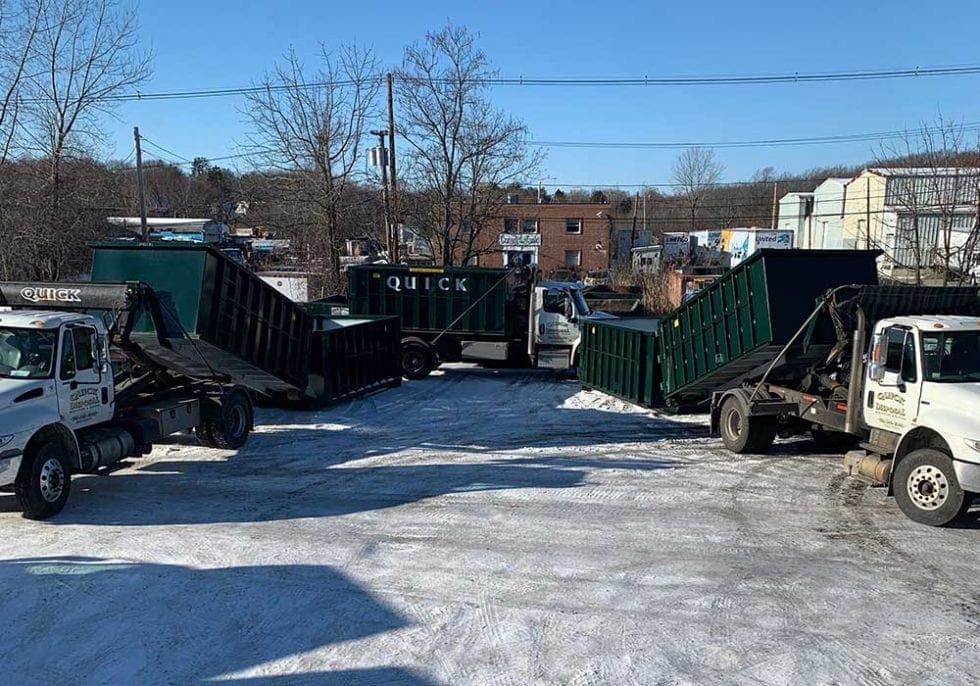 Our new dumpsters are here! Winter is good time of the year to add to