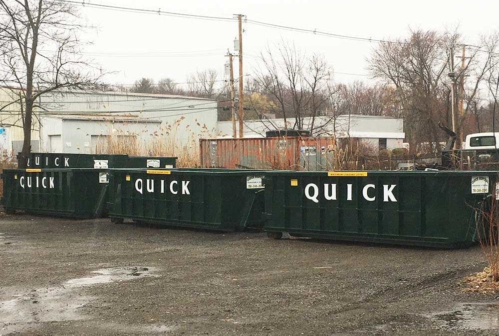 Welcome to the Fleet! Quick Disposal is prepared more than ever with these new 15-yard dumpsters ready to be delivered to your next cleanout project!