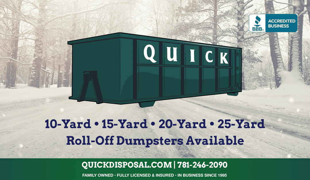 Quick Disposal offers a variety of dumpster rentals for homeowners, businesses, and contractors in the Middlesex, and Essex counties.