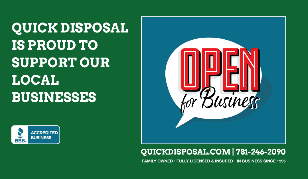 Quick Disposal provides commercial and construction dumpster rentals for whatever project awaits your business in these changing times.