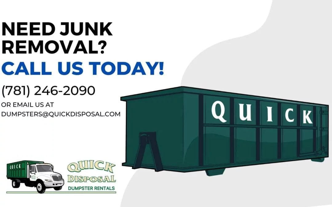 The arrival of a new year always brings with it the opportunity for change. Do you think it’s time to finally tackle that basement, attic, or garage clean out? Perhaps it’s time to have all that debris removed from your residential or commercial property? Quick Disposal is here to help!