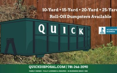 Once again, we’ve weathered another rain and wind-driven storm here in New England. If you incurred any storm-related damage on your property and need to remove structures or other large items, Quick Disposal is here to help haul it away.