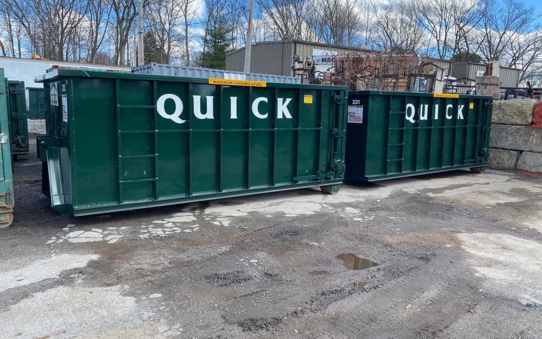 Just how large are those dumpsters that get dropped off in your driveway? Quick Disposal, the leading provider of dumpster rentals in Essex and Middlesex counties, is happy to answer all your questions.