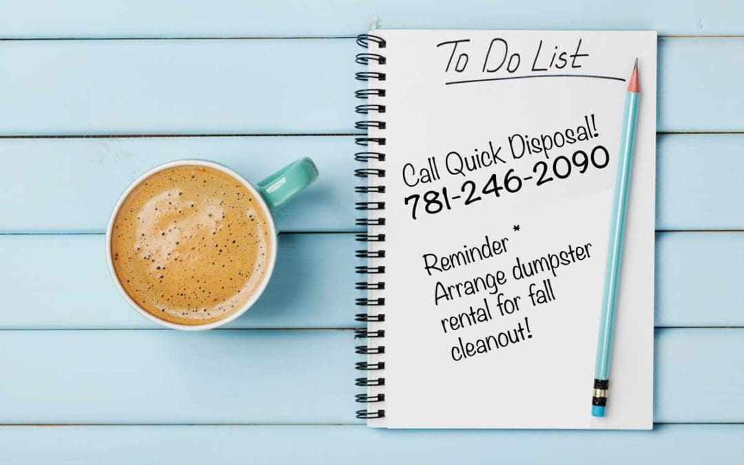 Back to school means back to an organized household! We’ll miss summer, but not the chaos that it brings so grab an extra coffee and start your clean out list today. Quick Disposal is here for you when you’re ready for us to haul it all away!