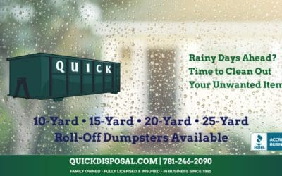 It’s a holiday weekend and a perfect time to tackle that garage or basement clean out. Call Quick Disposal today for your dumpster rental needs.