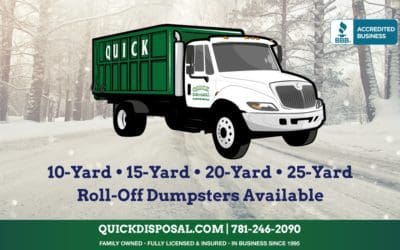 Experience matters. Quick Disposal has been providing dumpster rentals to our satisfied customers in Essex and Middlesex counties for over 25 years.