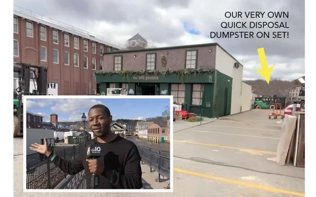 Quick Disposal thoroughly enjoyed its 15 minutes of fame (plus!) after being hired by the production company for Ed Sheeran’s one-day music video filming at this pop-up pub in Ipswich, Massachusetts. Hollywood, here we come!