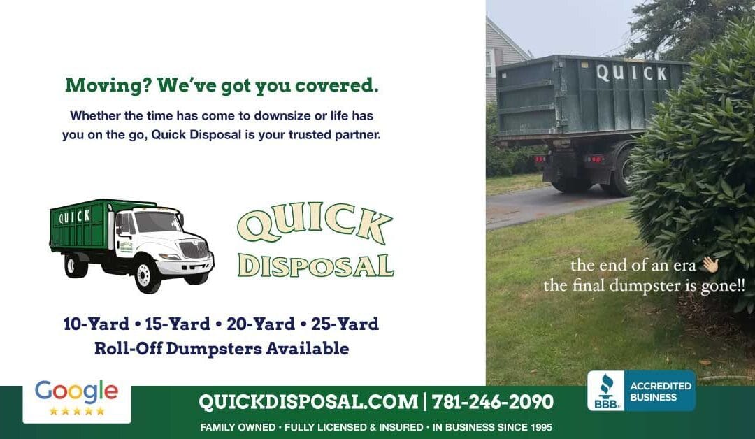 When life transitions call for a fresh start, Quick Disposal makes the moving process effortless.