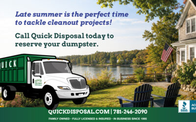 Why Late Summer Is the Perfect Time to Schedule a Dumpster Rental